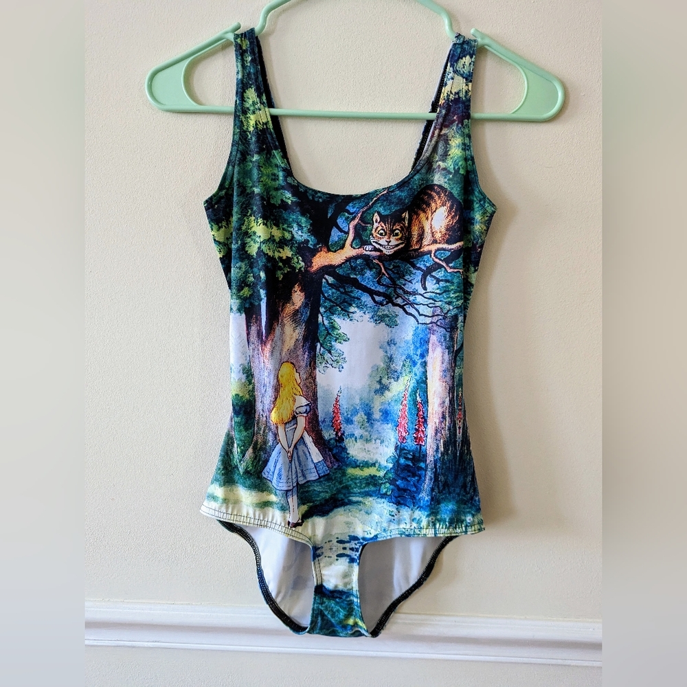 Black Milk Alice in Wonderland swimsuit